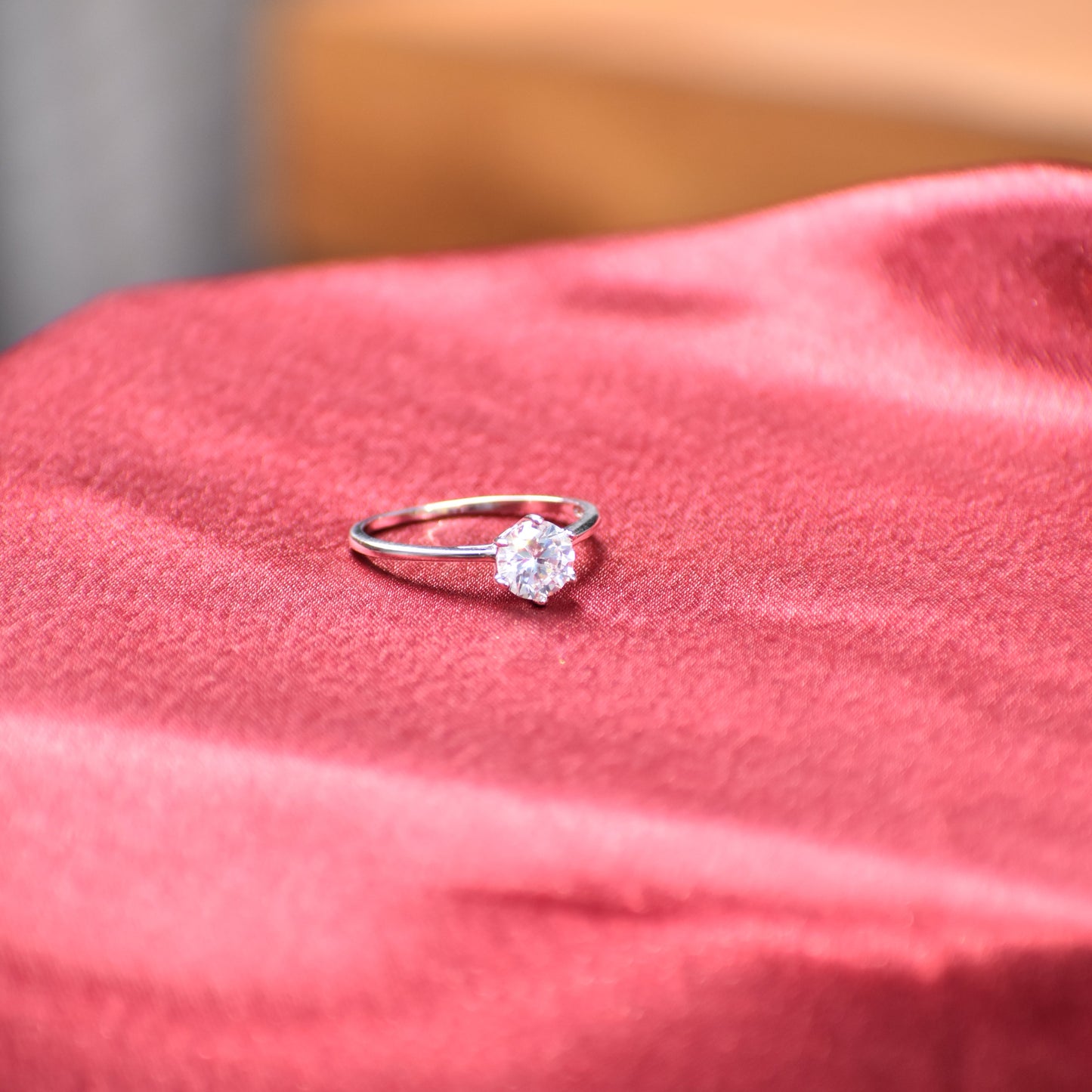 Elegant Solitaire Drop Earrings